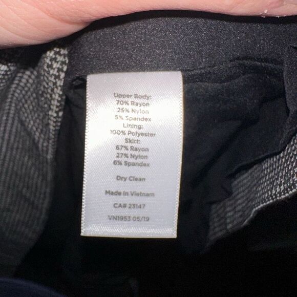 Talbots business casual 18 gray elevated basics pencil dress - Picture 5 of 5